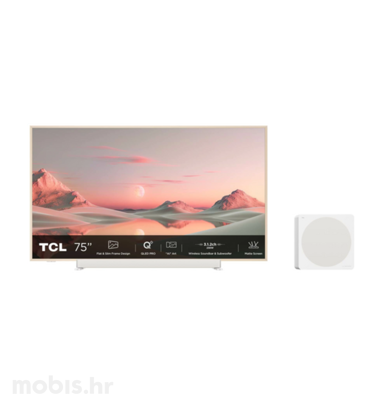 TCL NXTFrame TV, 75", 75A300 PRO, Google TV